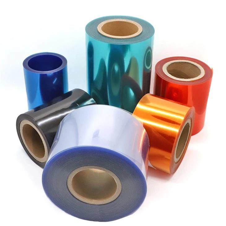 Colorful Transparent PVC Film in Roll